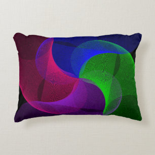 Mixed Berry Curvature Accent Pillow
