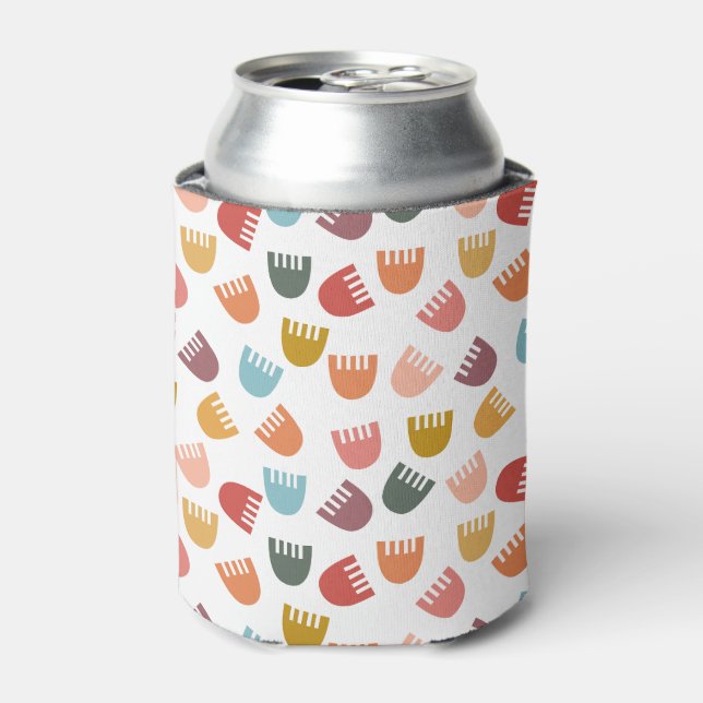Mixed Boho Flowers  Can Cooler (Can Front)
