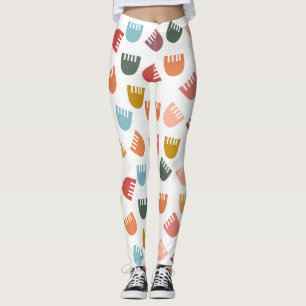 Mixed Boho Flowers  Leggings
