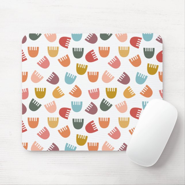 Mixed Boho Flowers  Mouse Pad (With Mouse)