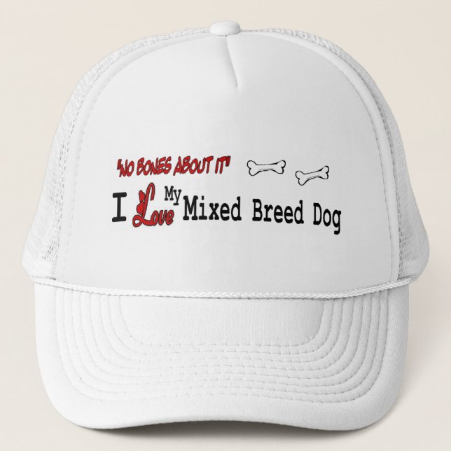 Mixed Breed Dog (I Love) Hat (Front)