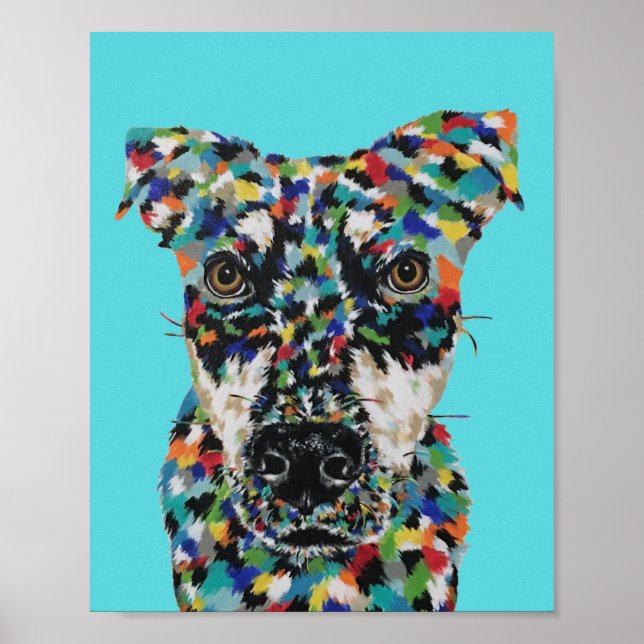 Mixed Breed Dog Poster (Front)