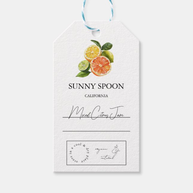 Mixed Citrus Hang Tag (Front)