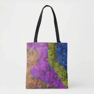 MIXED COLOR TOTE BAG.