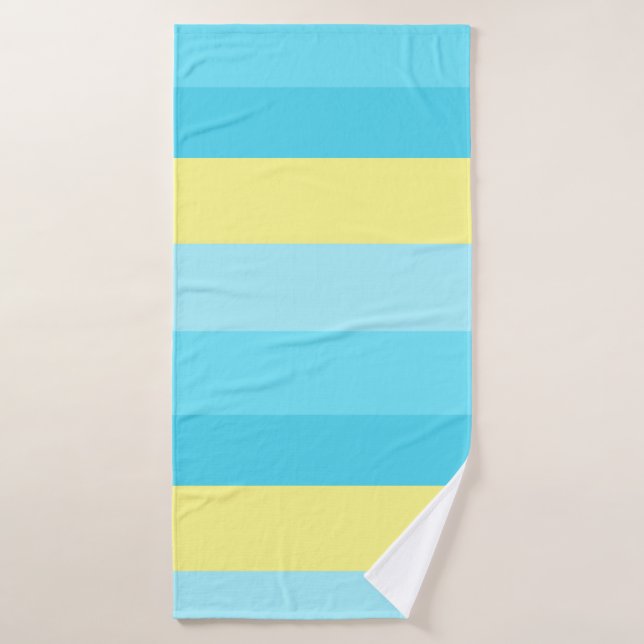 Mixed Colour Striped Bath Towel – Soft & Stylish (Bath Towel)