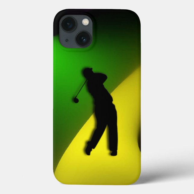 Mixed Colours Male Golf iPad Air Case (Back)