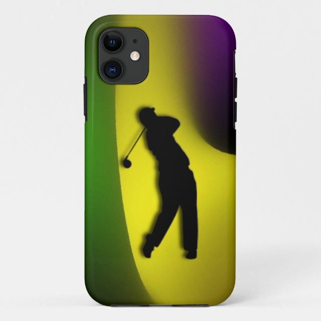 Mixed Colours Male Golf iPhone 5/5S Case (Back)