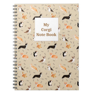 Mixed Corgi Note Book