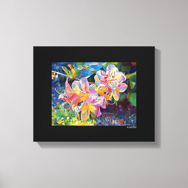 Mixed Digital Media Black Wrapped Canvas Art (Front)