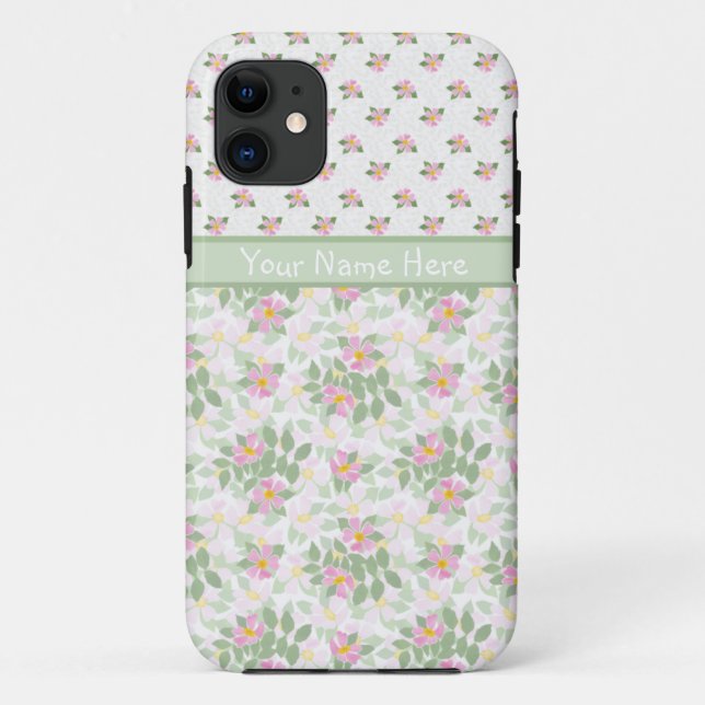 Mixed Dog Rose Florals: iPhone 5/5s Xtreme Case (Back)