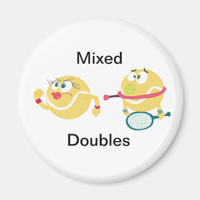 Mixed Doubles Magnet (Front)