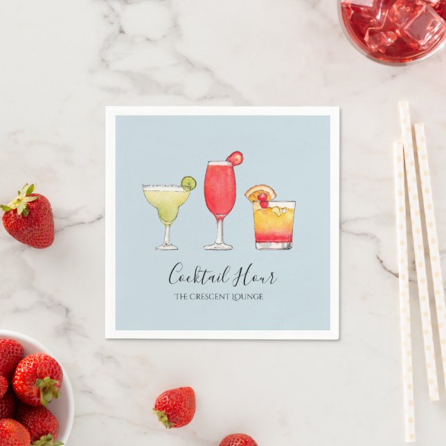 Mixed Drinks cocktail Napkin (Insitu)