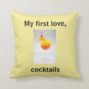 Mixed Drinks Throw Pillow