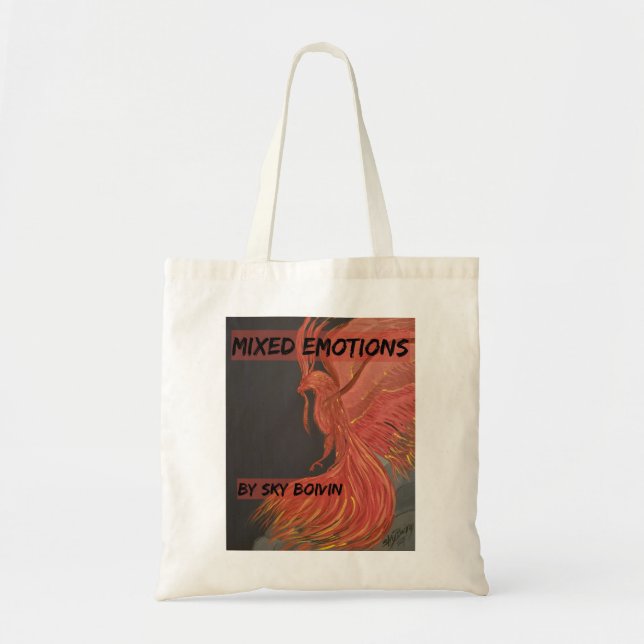 mixed emotions cover title tote bag (Front)