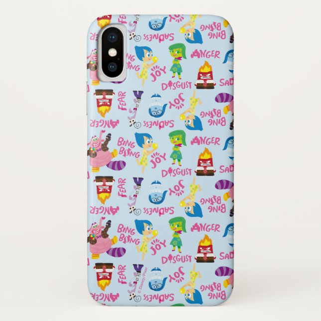 Mixed Emotions Pattern Case-Mate iPhone Case (Back)