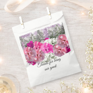 Mixed Floral Bouquet Favour Bag