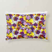 Mixed Flowers Pillow