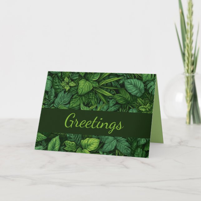 Mixed Foliage Card (Front)