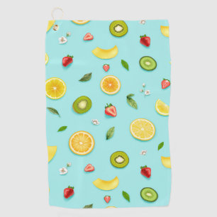 Mixed Fruit Golf Towel
