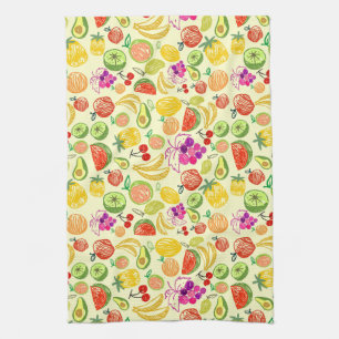 Mixed fruit kitchen towel