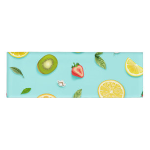 Mixed Fruit Name Tag