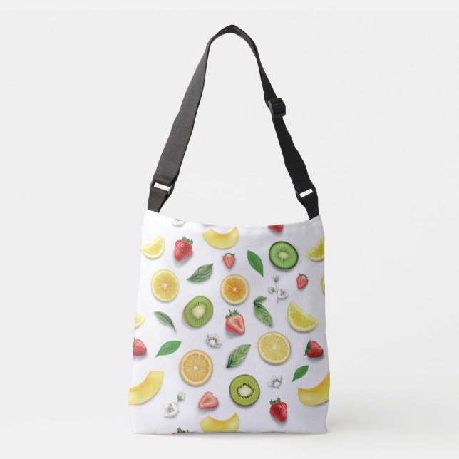 Mixed Fruits 4 Crossbody Bag (Front)