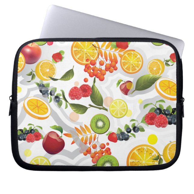 Mixed Fruits 5 Laptop Sleeve (Front)