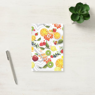Mixed Fruits 5 Post-it Notes