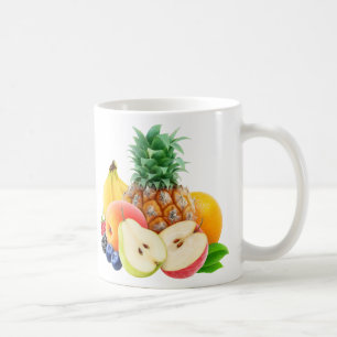 Mixed fruits coffee mug