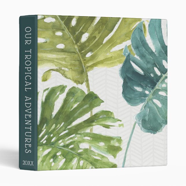 Mixed Greens | Tropical Palms Binder (Front/Spine)