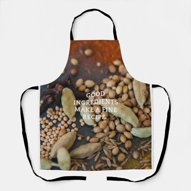 Mixed Ingredients Apron (Front)