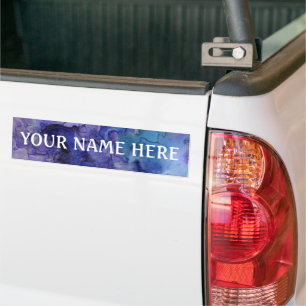Mixed ink background - Customize your own    Bumper Sticker
