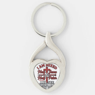 Mixed Jesus and Peter Vintage Christian Humour Keychain