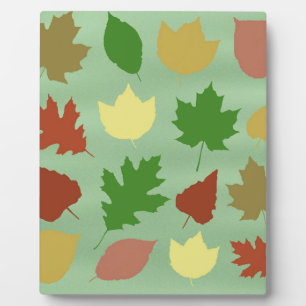 Mixed Leaves Plaque
