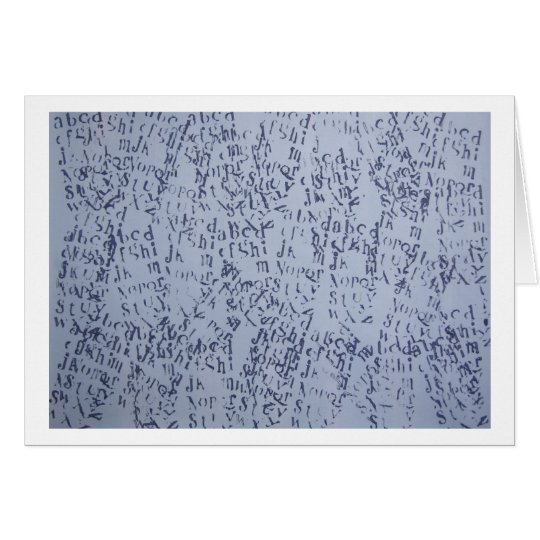 Mixed Letters Card