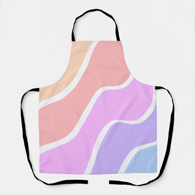 Mixed Light Color Gradient  Apron (Front)