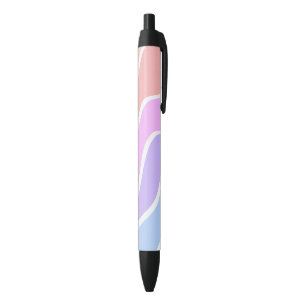 Mixed Light Colour Gradient Black Ink Pen