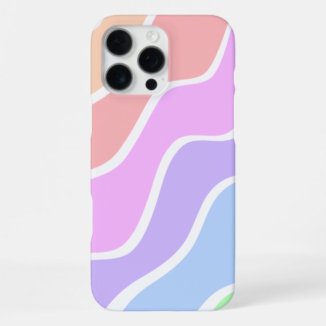 Mixed Light Colour Gradient  iPhone Case (Back)