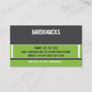 Mixed Martial Art Business Card 10 Class Pass Card