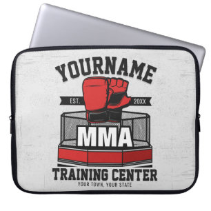 Mixed Martial Arts ADD NAME MMA Fight Training Laptop Sleeve