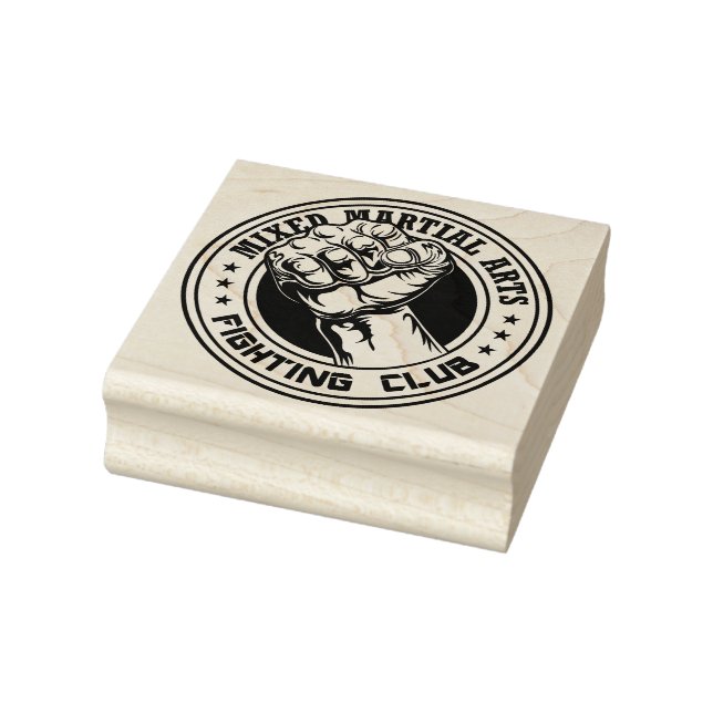 Mixed Martial Arts Fighting Club Rubber Stamp (Stamp)