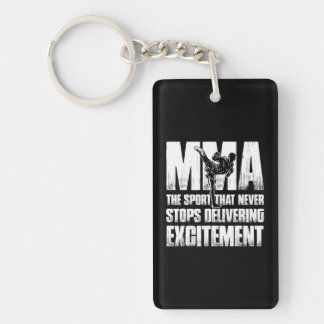 Mixed Martial Arts For MMA Fighter Cage Fighter Keychain