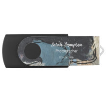 Mixed Media Abstract Grey Grey Blue QR Code