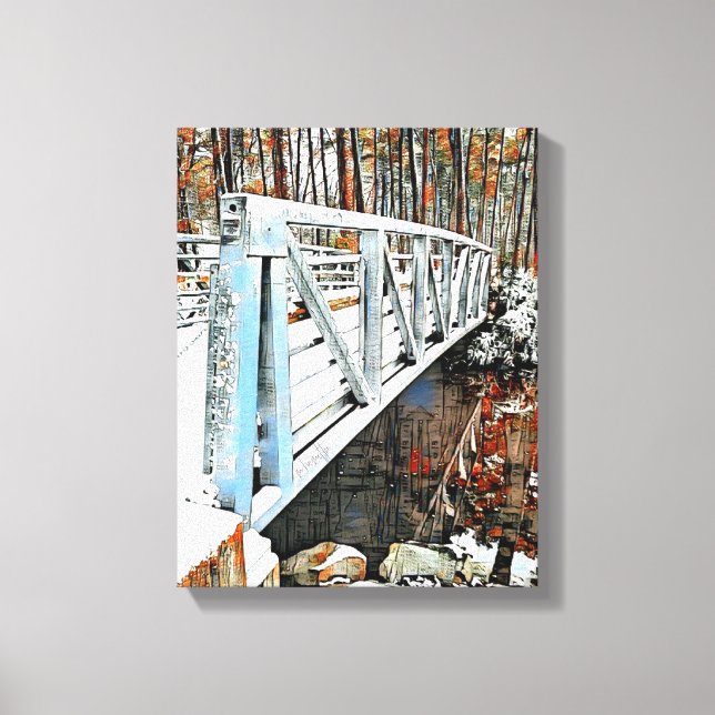 Mixed Media Canvas Wall Art (Front)