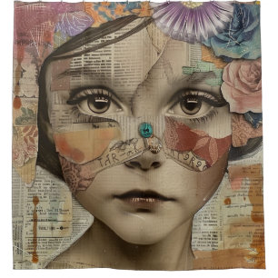 Mixed Media Collage Portrait Art (10)