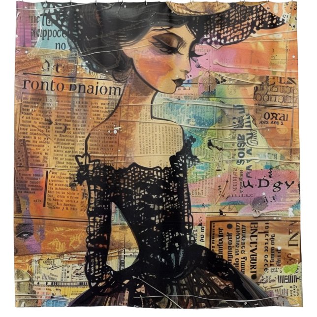 Mixed Media Collage Portrait Art (4) (Front)