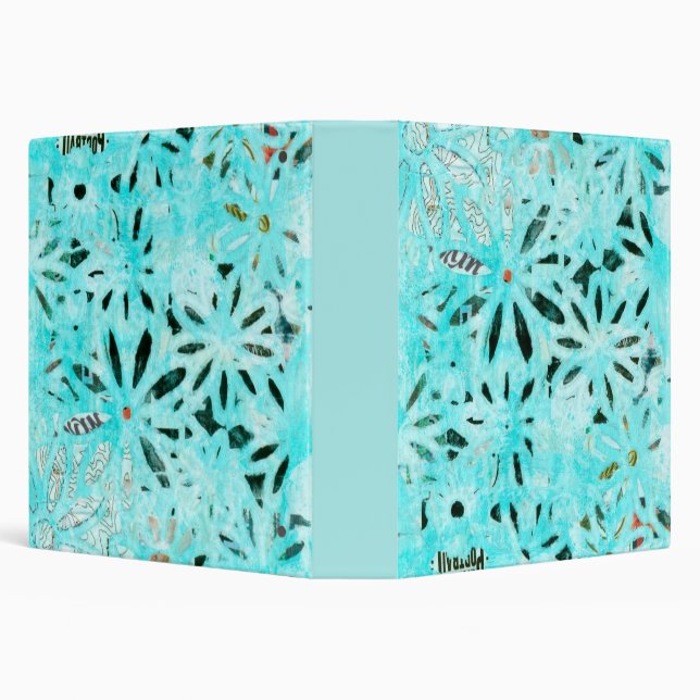 Mixed Media Daisy Art Binder (Background)