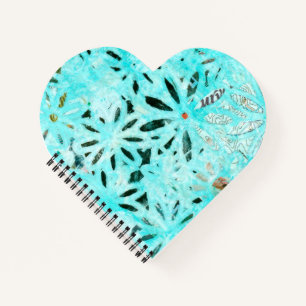 Mixed Media Daisy Art Notebook