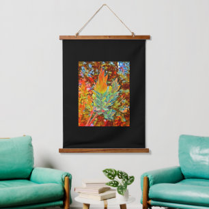 Mixed Media Digital Art Hanging Tapestry