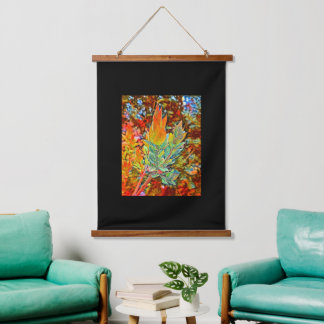 Mixed Media Digital Art Hanging Tapestry